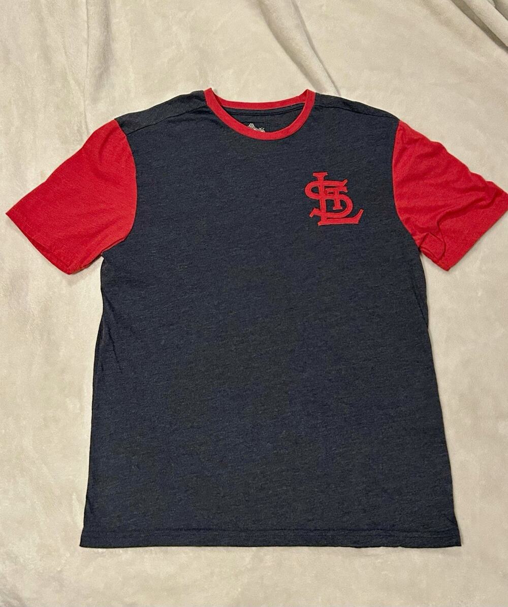 St Louis Cardinals Red Jacket Cooperstown Collection Shirt L Embroidered MLB
